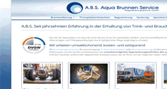 Desktop Screenshot of abs-brunnenservice.de